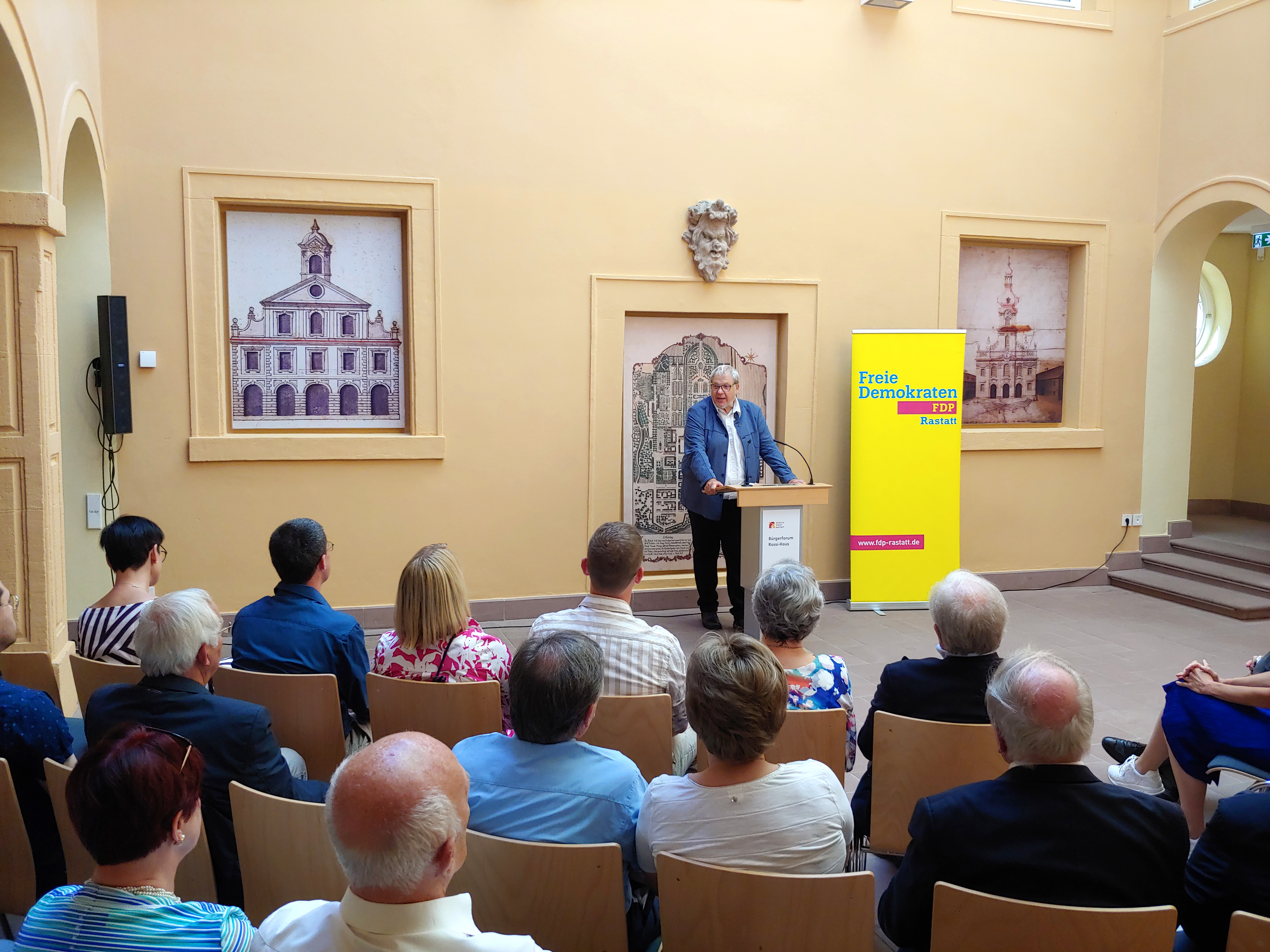 FDP Rastatt Hermann Hartmann Ehrung 50 Freie Demokraten
