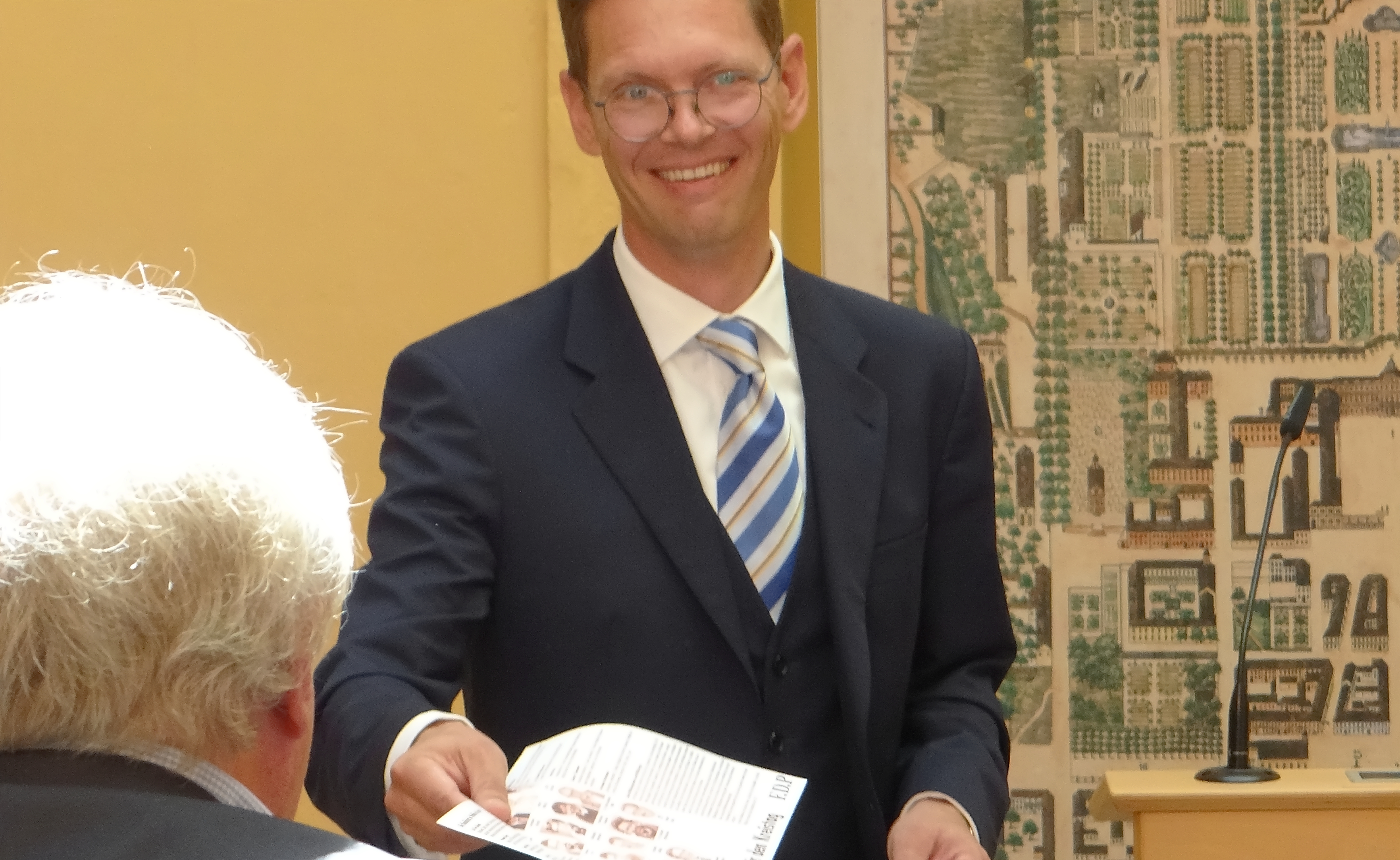 FDP Rastatt Hermann Hartmann Ehrung 50 Freie Demokraten