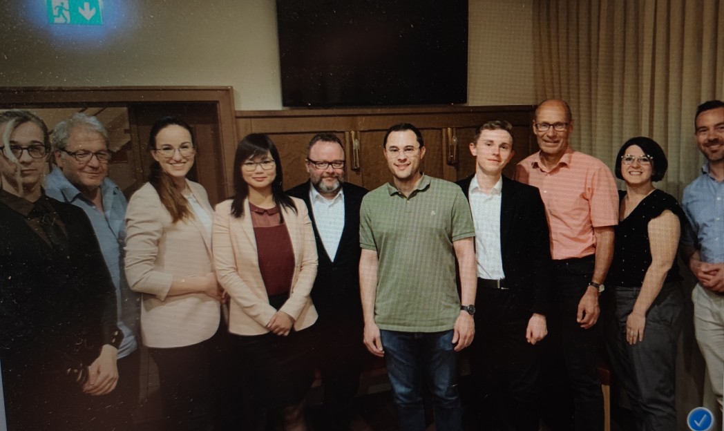 Leon Prohaska,Lutz Jäckel,  Alena Trauschel MdL, Diana Nguyen-Müller, Dr. Christian Jung MdL, Dr. Andreas Czech, Julian Geretzky, Heiko Buss, Petra Zink und Prof. Dr. Benjamin Kern