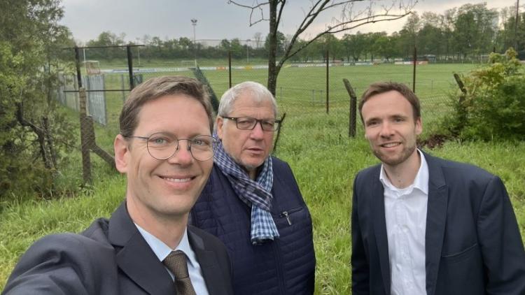 Kreisräte  Michael Weber/Lutz Jäckel und Bürgermeister Knoth aus Rastatt FDP Liberaldemokratie Mittelbaden